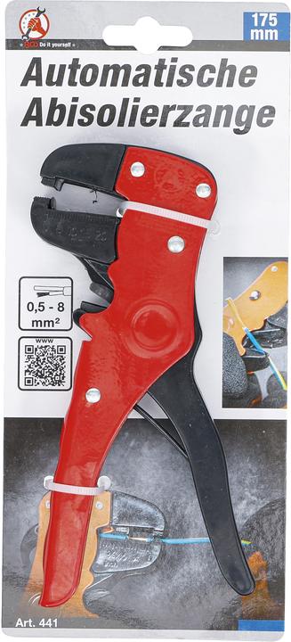 Actual product image BGS Automatic Wire Stripper 0.5 - 8 mm² 175 mm (175 mm)