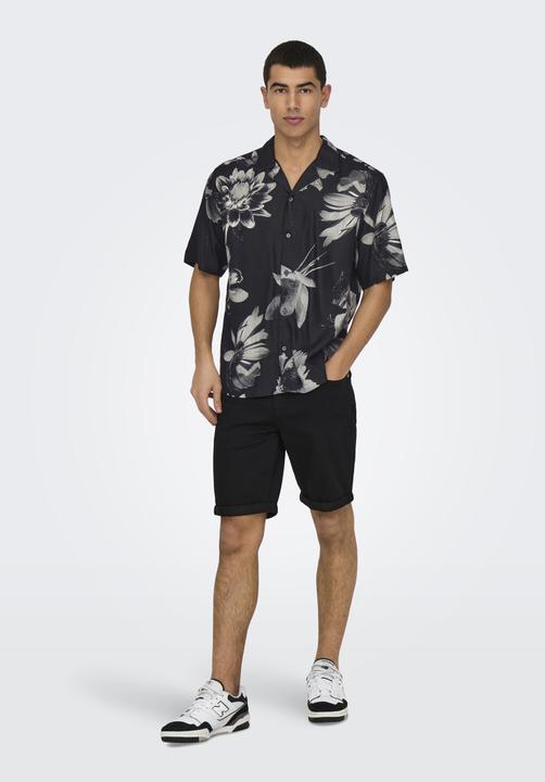 Produktbild Only & Sons Onsply Jog Blk 0280 Pim Dnm Shorts Noos (XXL)