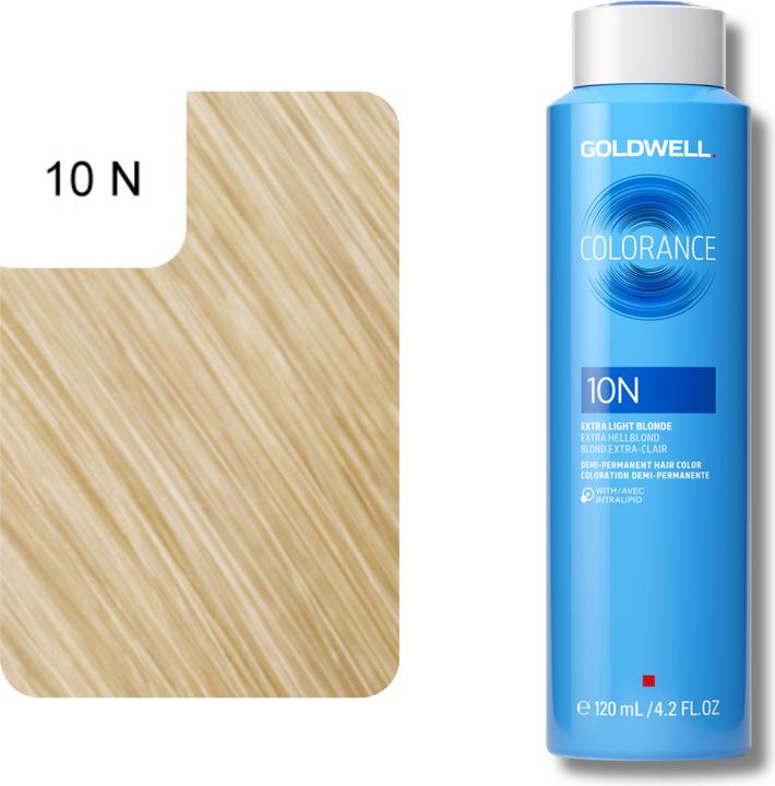 Actual product image Goldwell Colorance Depot Demi Permanent Hair Colour (10N extra-light blonde)