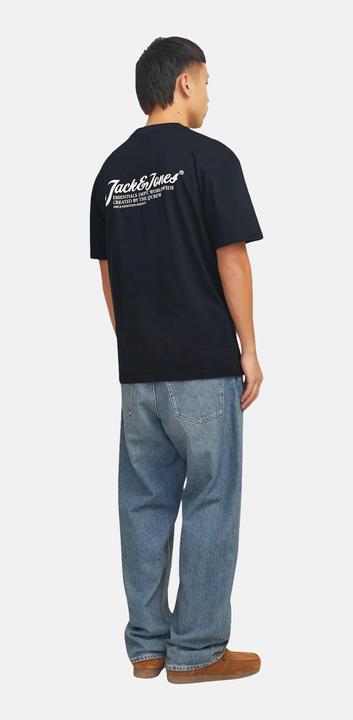 Actual product image Jack & Jones Back print round neck T-shirt T-shirt (L)