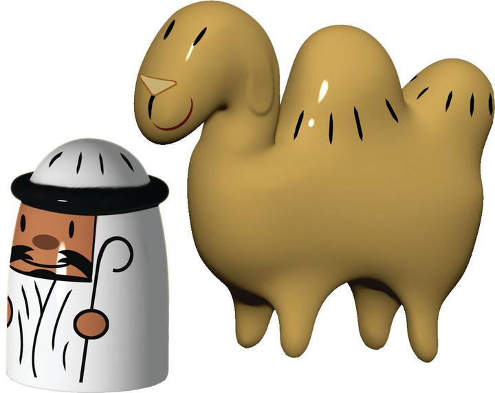 Actual product image Alessi Amir & Camelus (Ø 3 x 5 cm)