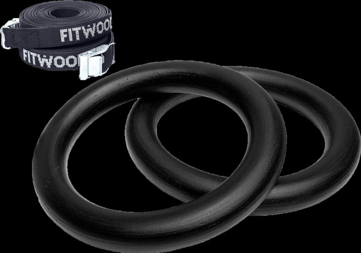 Immagine prodotto Fitwood ULPU MINI Anelli da Palestra Nastri Nero