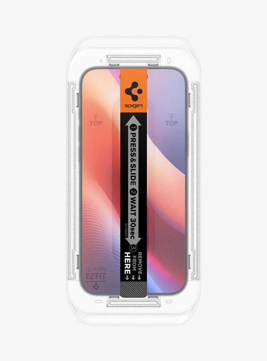 Actual product image Spigen Glas (2 Piece, Apple iPhone 16 Pro)