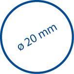 Actual product image Wenko Telescopic shower rod