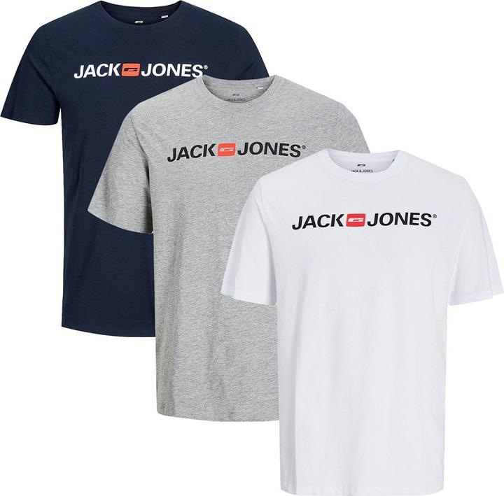 Produktbild Jack & Jones 3er Pack Corp T-Shirt (S)