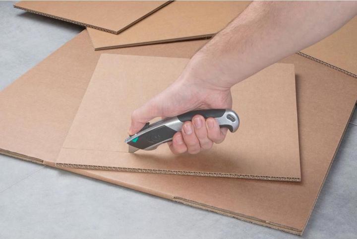 Produktbild wolfcraft Profi-Trapezklingen-Messer „Autoload“ (Cutter)