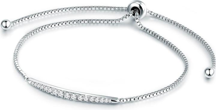 Produktbild Trilani Damen Sterling Silber Zirkonia silber flexibel einstellbar - 26779 (Sterling Silber)