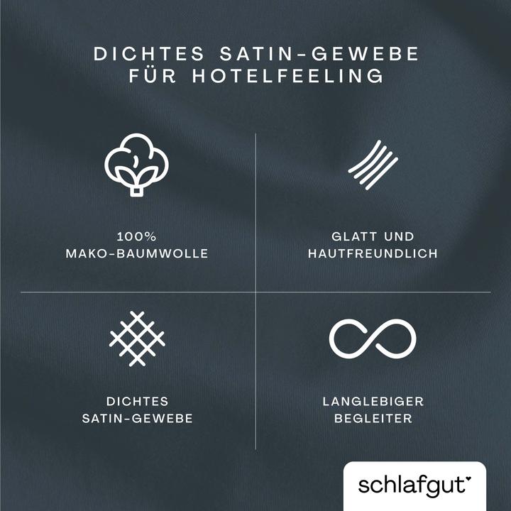 Image du produit schlafgut Woven Satin (Housse de couette, 155 x 220 cm)