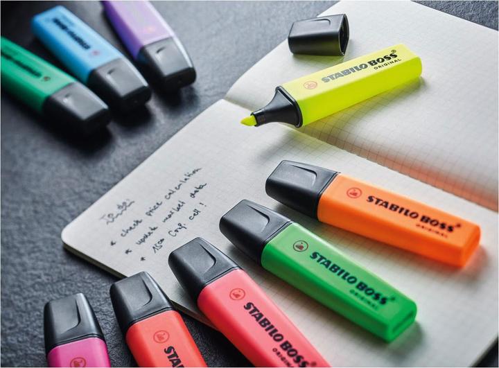 Immagine prodotto STABILO Evidenziatore BOSS ORIGINAL (Pink, Giallo, Verde, Arancia, 5 mm, 4 x)