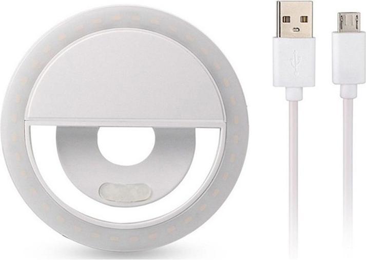 Actual product image Techsuit - Ring Light (RL-01) - for Mobile Phone - White