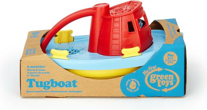 Produktbild Green Toys Tugboat - Rot / Blau