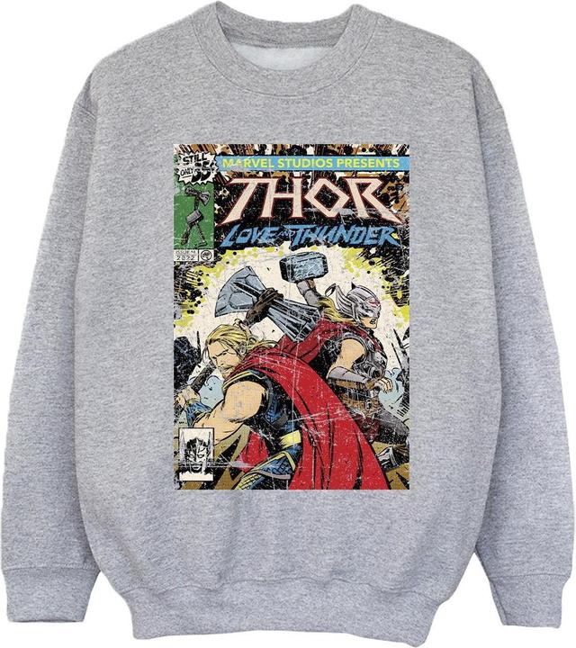 Produktbild Thor Love And Thunder Vintage Poster Sweatshirt Mädchen (140, 146)