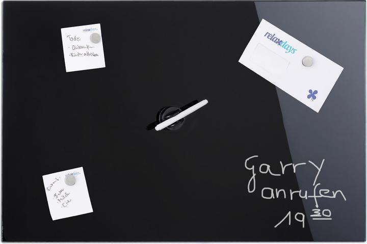 Actual product image Relaxdays Magnetic Dry Erase Board (Magnet board, 80 x 0.4 x 50 cm)