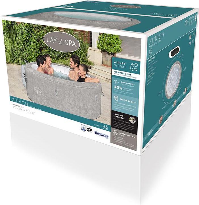 Image du produit Bestway Lay-Z-Spa Zürich 180x66cm Airjet (4 pers.)