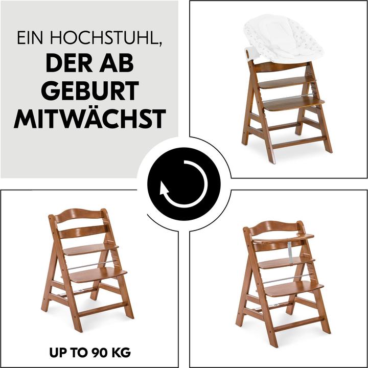 Produktbild Hauck Alpha+B walnut (Hochstuhl)