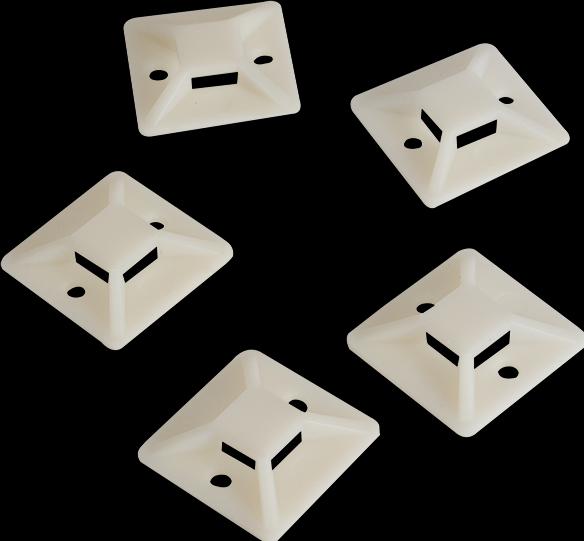 Produktbild LogiLink Kabelbinderhalterungen, selbstklebend, Kabelbinderaufnahme: (30 mm, 100 Stk.)