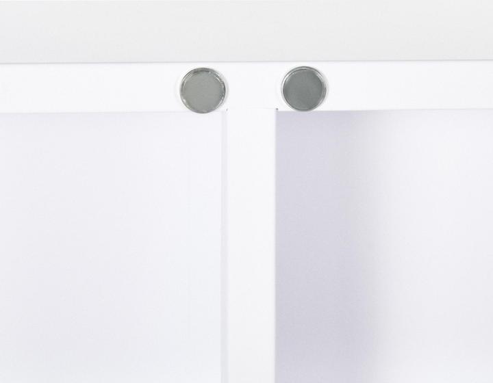 Image du produit Kleankin Armoire à pharmacie avec 2 portes et serrure (55 x 18 x 60 cm)