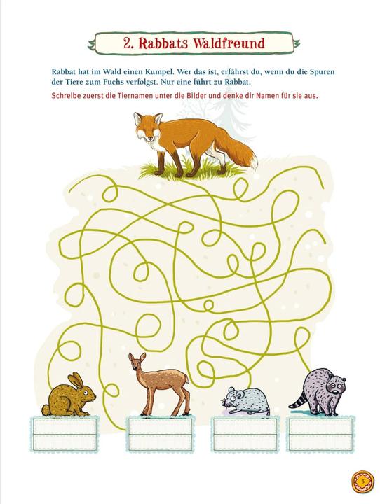 Produktbild Die Schule der mag Tiere - Endlich Pause! Rätselbuch (Deutsch, Christiane Hahn, Nikki Busch, Margit Auer, 2023)