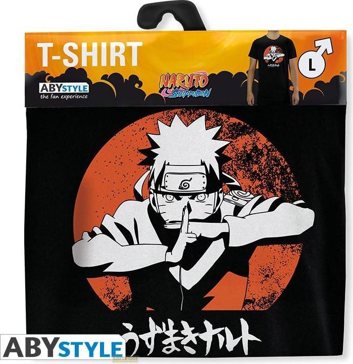 Produktbild ABYstyle NARUTO SHIPPUDEN - Tshirt Naruto man SS black - basic (XL)