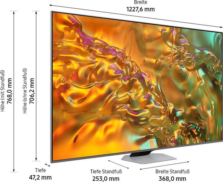 Actual product image Samsung GQ55Q80DATXZG (55", Q80D, QLED, 4K, 2024)