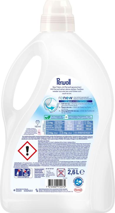 Produktbild Perwoll Renew Flüssig White (52 Waschgänge, Gel)