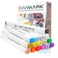 Produktbild Rawmark Promarkers purePRO Alkohol 16 Farben Pastell (16 x)