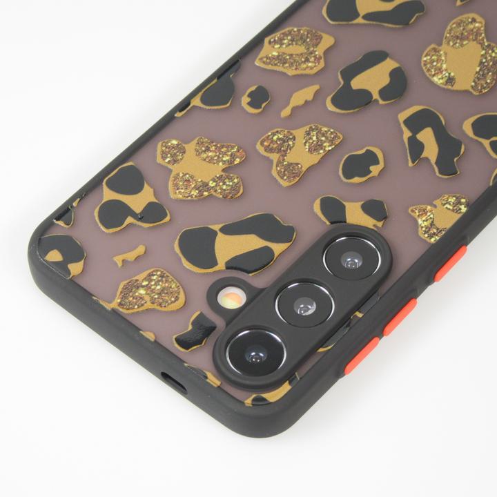 Produktbild PhoneLook Hülle Semi Transparent blurry Design Leopard (Samsung Galaxy S24+)