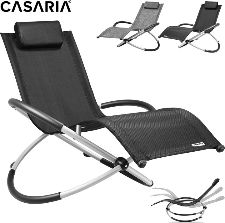 Actual product image Casaria Garden Lounger (170 cm)