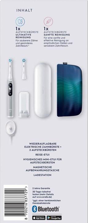 Actual product image Oral-B Elektrische Zahnbürste iO Series6 Grey Opal (Oscillating toothbrush)
