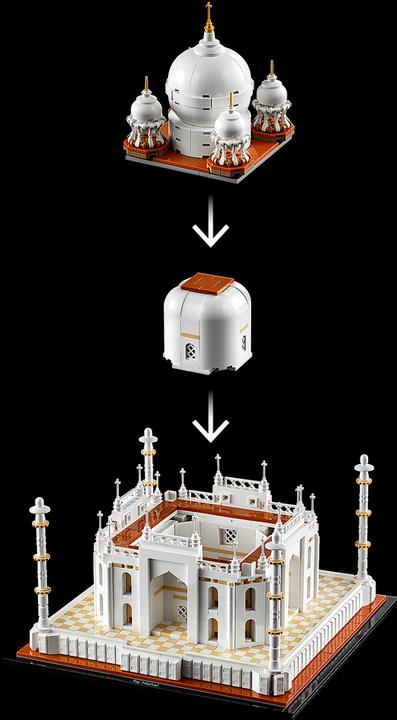 Actual product image LEGO Taj Mahal (21056, LEGO Architecture, LEGO Rare Sets)