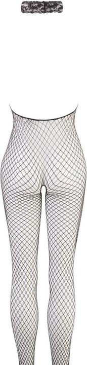 Immagine prodotto Mandy Mystery Catsuit a rete con colletto di pizzo (M, L)