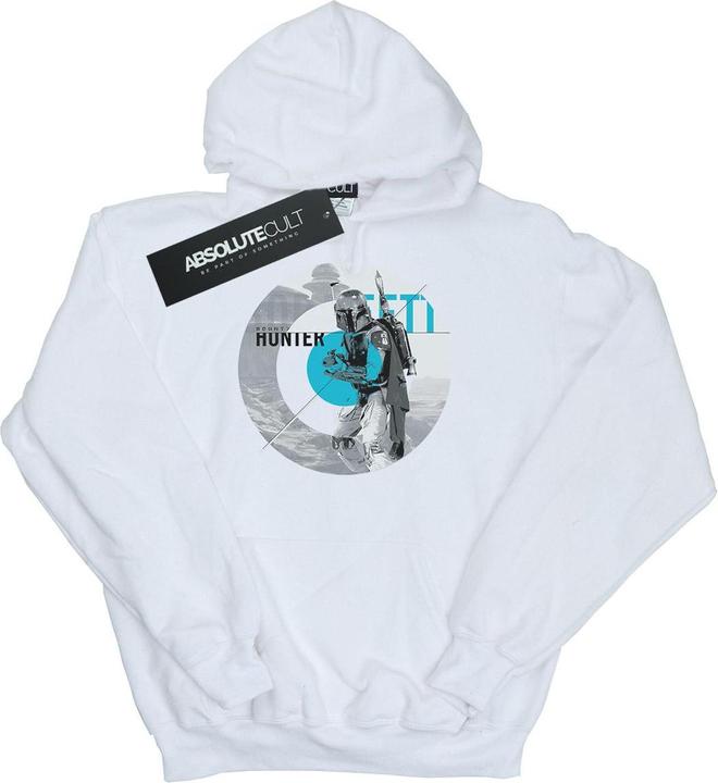 Actual product image Star Wars Mens Boba Fett Bounty Hunter Circle Hoodie (S)