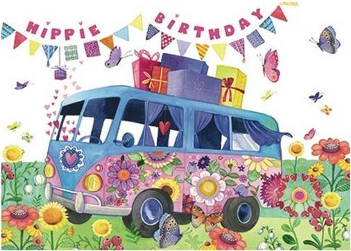 Image du produit Taurus Kunstkarten Carte postale Paillette Bus VW (1 pcs)