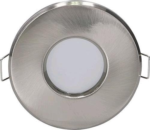 Produktbild Greenled nickelgebürstet Einbaustr IP44 rundstarr (GU5.3)