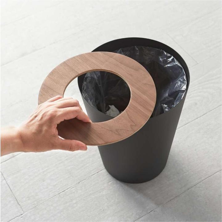 Produktbild Yamazaki - Trash Can Round - Rin - brown (1300 l)