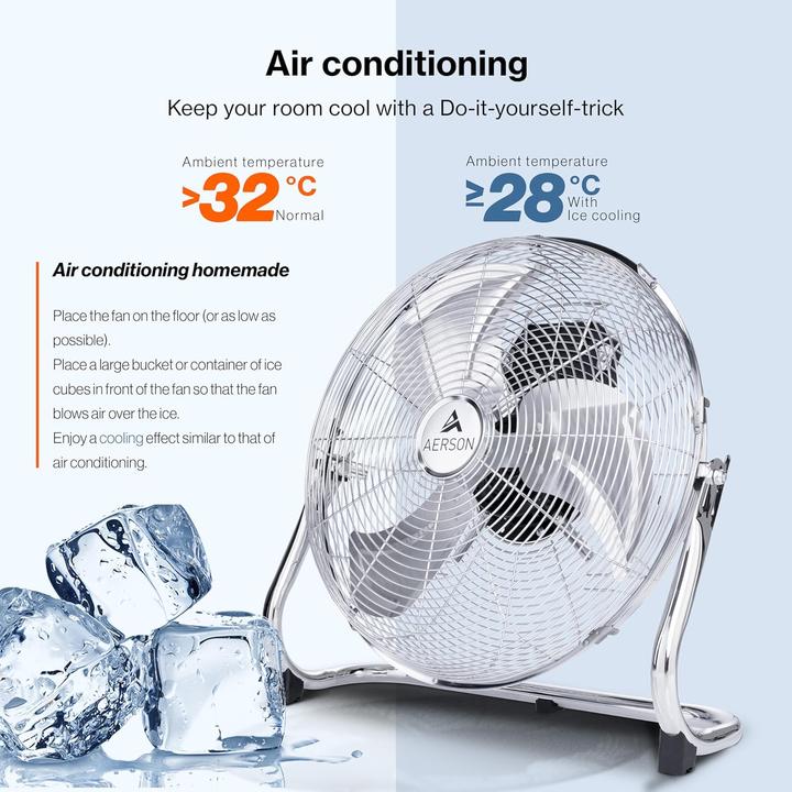 Image du produit Tresko Bodenventilator AERSON (63.20 dB)