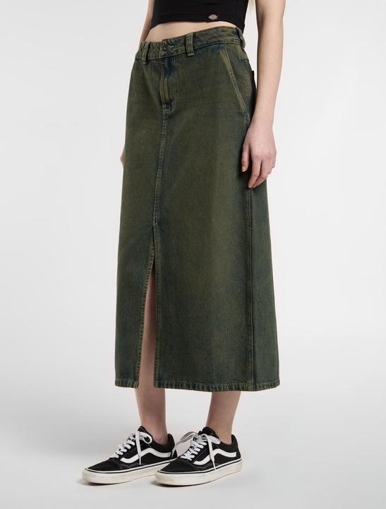 Produktbild Dickies Long Denim Carpenter Skirt W Green Tone Fade (L)