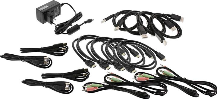 Image du produit InLine Commutateur KVM Double moniteur à 4 voies