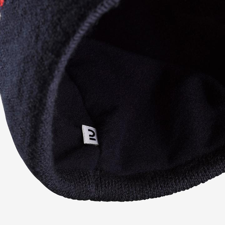 Actual product image Wedze Ski cap adults - Jacquard white/blue (M)