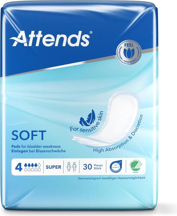 Actual product image Attends Soft 4 Super insoles (30 x, Regular)