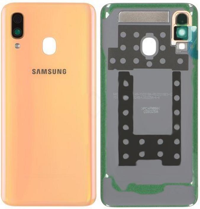 Actual product image Samsung Battery Cover for A405F Galaxy A40 - coral (Samsung Galaxy A40)