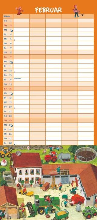 Image du produit Ali Mitgutsch Family Calendar 2025 - Calendrier mural - Planificateur familial avec 5 colonnes - (Couverture rigide, Allemand)