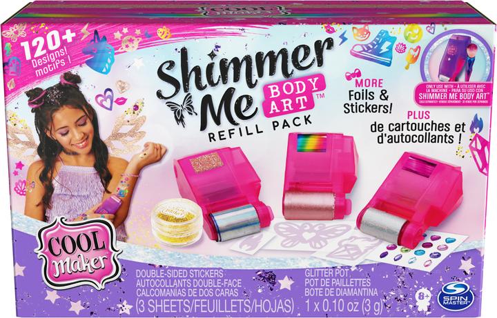 Spin Master Cool Maker Shimmer Me Body Art Refill Bundle