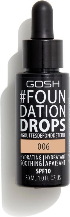 Actual product image Gosh #Foundation Drops (06 Tawney)