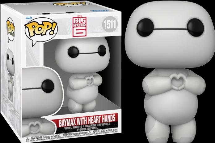 Immagine prodotto Funko Baymax - Gigante Robowabohu Oversize POP! figura in vinile Baymax (Mani a cuore) 15 cm