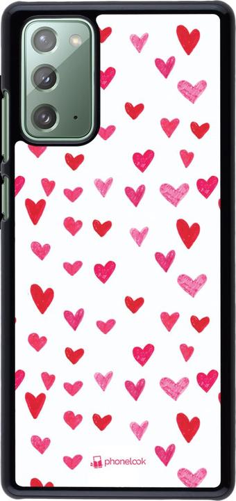 Produktbild PhoneLook Hülle Valentine 2022 Many pink hearts (Samsung Galaxy Note 20)
