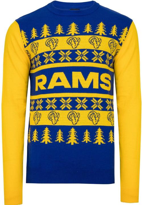 Produktbild Foco NFL Ugly Sweater XMAS Strick Pullover Los Angeles Rams - L (L)