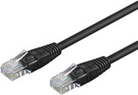 Immagine prodotto Goobay cavo patch CAT 6, U/UTP, nero, 15 m (U/UTP, CAT6, 15 m)