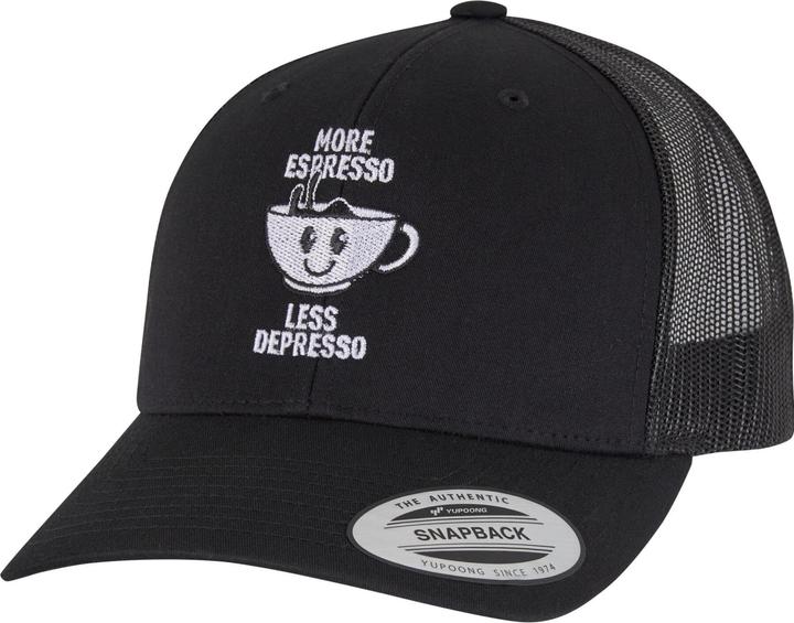 Produktbild Mister Tee MisterTee More Espresso Less Depresso Retro Trucker - 194155 (One Size)