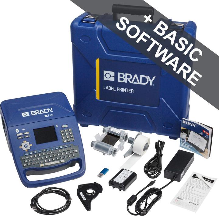 Produktbild Brady M710-WB-AZERTY-EU, M710 Etikettendrucker, mobiler Thermotransfer-Drucker, AZERTY-Tastatur